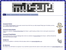 Tablet Screenshot of crosswordsolver.griddler.co.uk